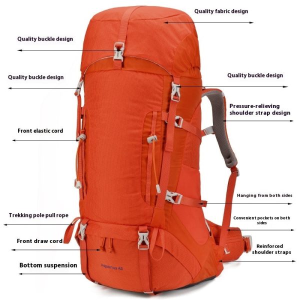 hiking climbing equipment 50l ultra light breathable hiking backpack hiking climbing equipment 50l ultra light breathable hiking backpack