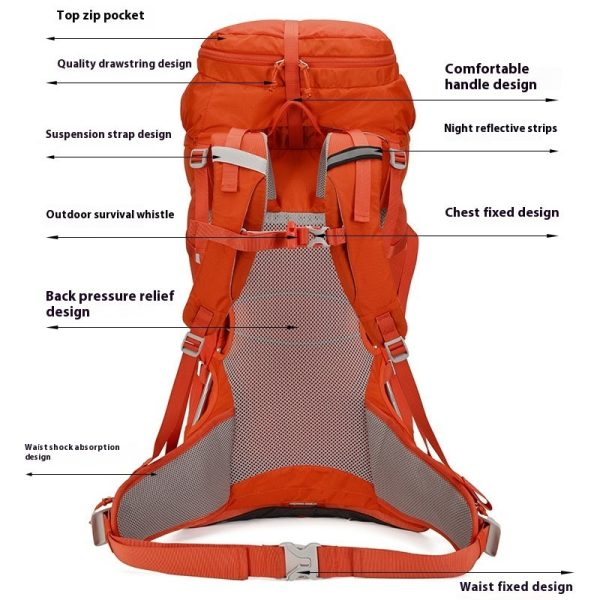 hiking climbing equipment 50l ultra light breathable hiking backpack hiking climbing equipment 50l ultra light breathable hiking backpack
