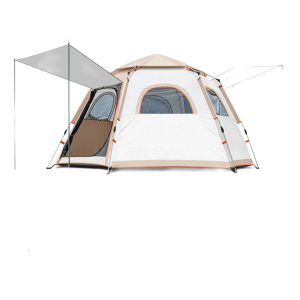 hexagonal automatic camping tent