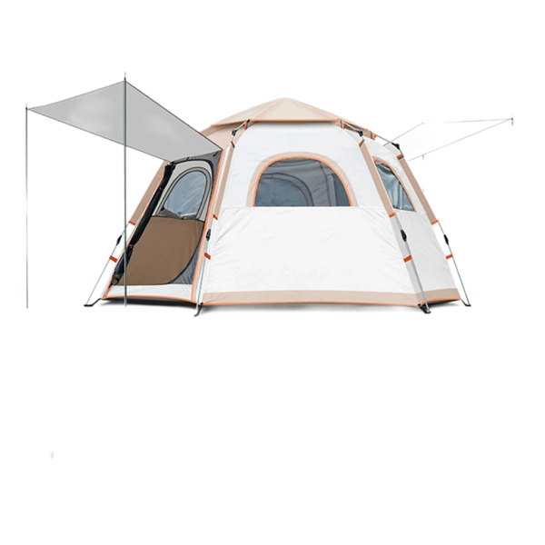 hexagonal automatic camping tent