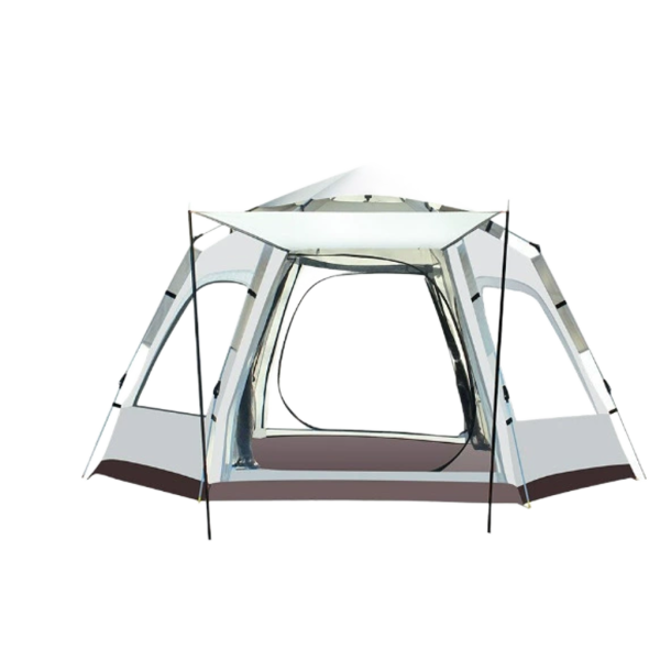 hexagonal automatic camping tent
