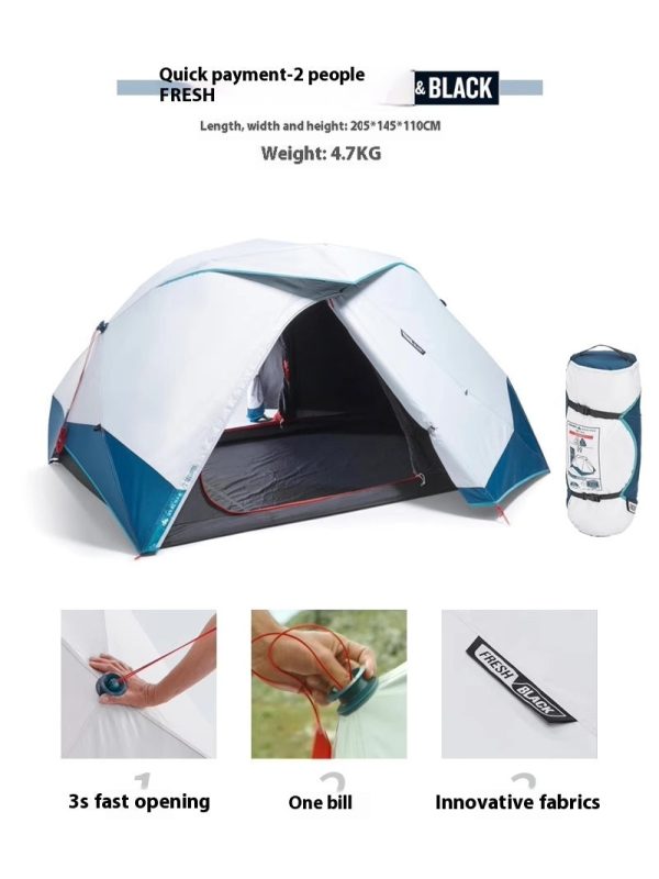 outdoor camping thickened rain proof camping tent