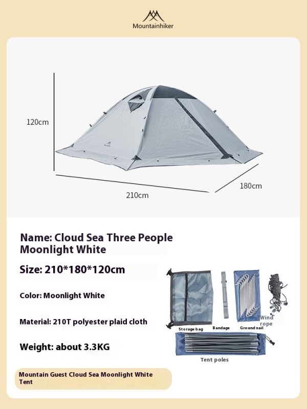 outdoor supplies camping camping rainproof and sun protection portable storage tent