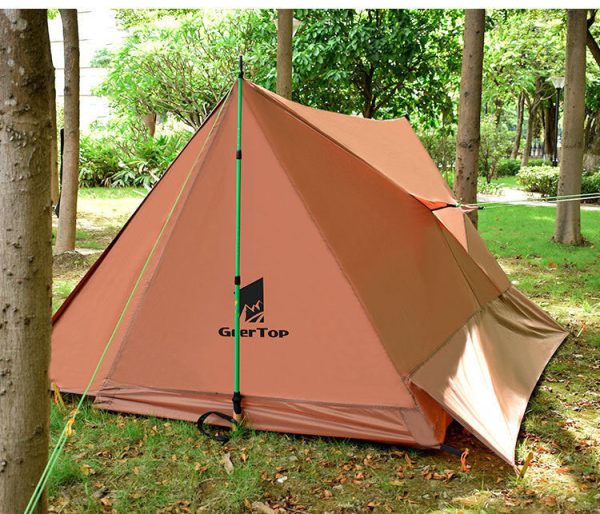 double camping tent outdoor equipment portable