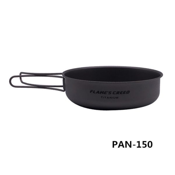 flame's creed 1100ml 1950ml ultralight titanium pots