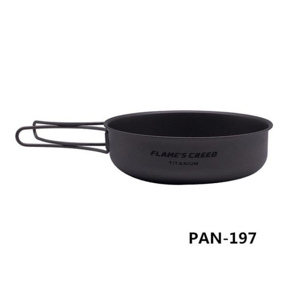 flame's creed 1100ml 1950ml ultralight titanium pots