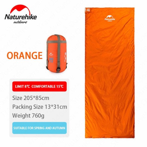 naturehike 2 persons sleeping bag envelope type splicing portable outdoor ultralight sleeping bag spring autumn camping hiking