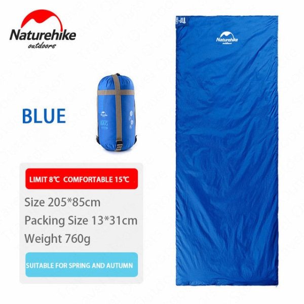 naturehike 2 persons sleeping bag envelope type splicing portable outdoor ultralight sleeping bag spring autumn camping hiking
