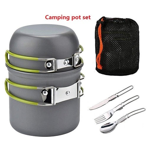 outdoor camping cookware set