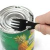 camping fork spoon multi function stainless steel cutlery