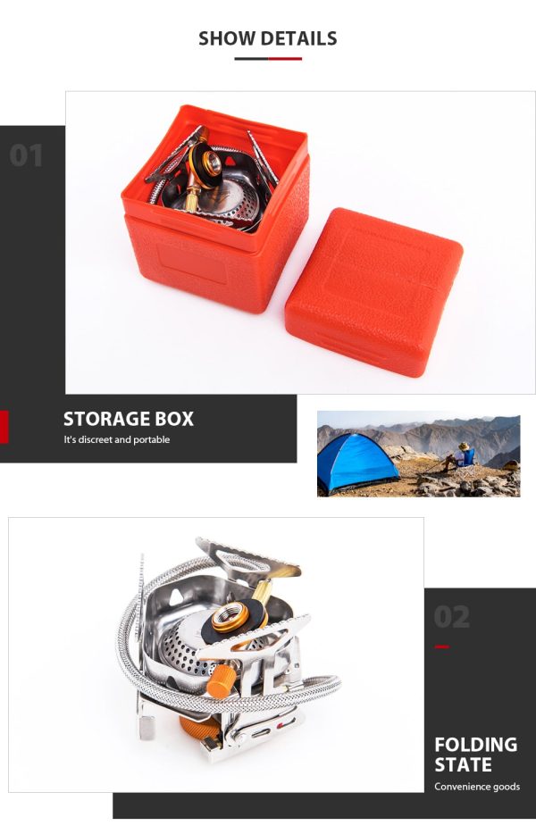 widesea wind proof outdoor gas burner