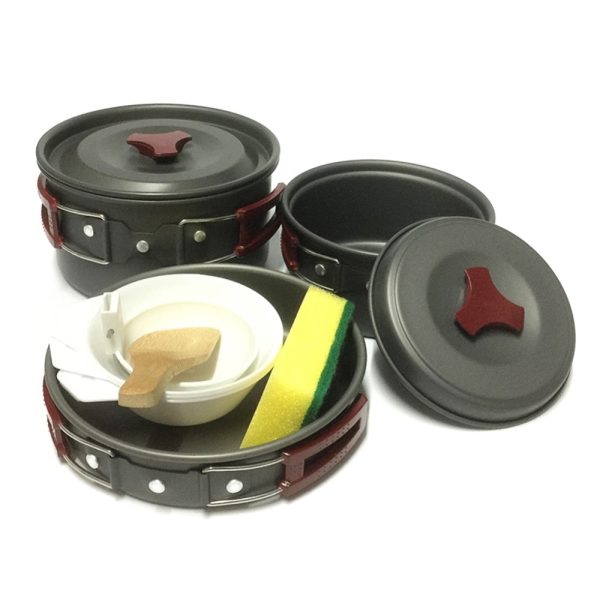 outdoor camping cookware set