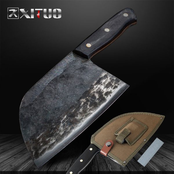 high carbon clad steel handmade forged chef knife