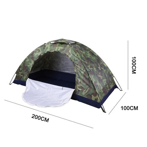 camping tent camouflage beach tent ultralight outdoor single layer military tent sun shade shelter hiking travel waterproof tent