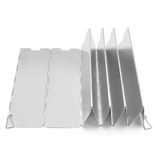 elos 10 plates fold wind shield screen