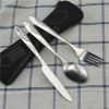 3/8pcs/set stainless steel fork spoon cutlery set