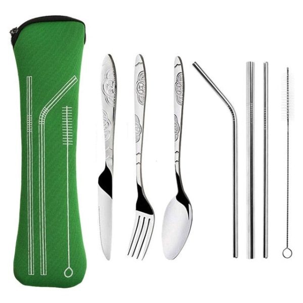 3/8pcs/set stainless steel fork spoon cutlery set