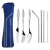 3/8pcs/set stainless steel fork spoon cutlery set