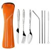 3/8pcs/set stainless steel fork spoon cutlery set