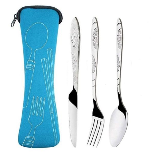3/8pcs/set stainless steel fork spoon cutlery set