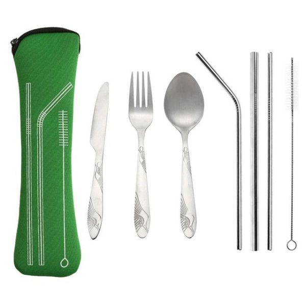 3/8pcs/set stainless steel fork spoon cutlery set