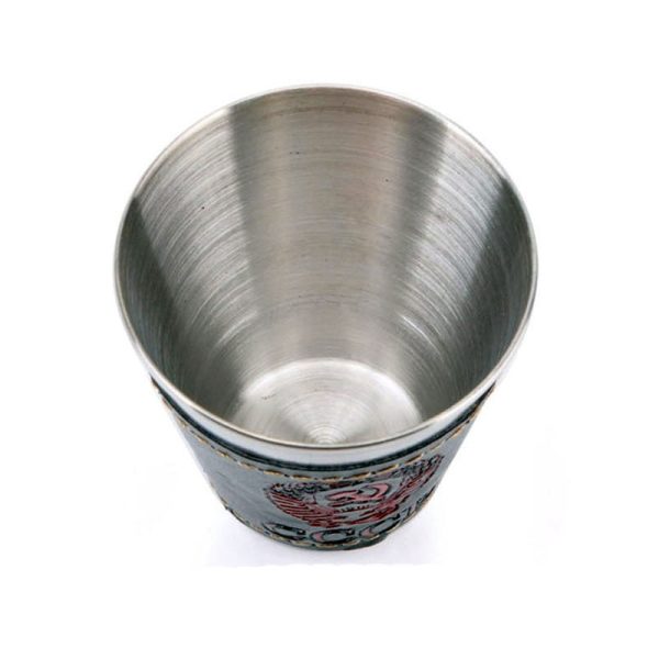 4pcs 70ml stainless steel portable travel cups