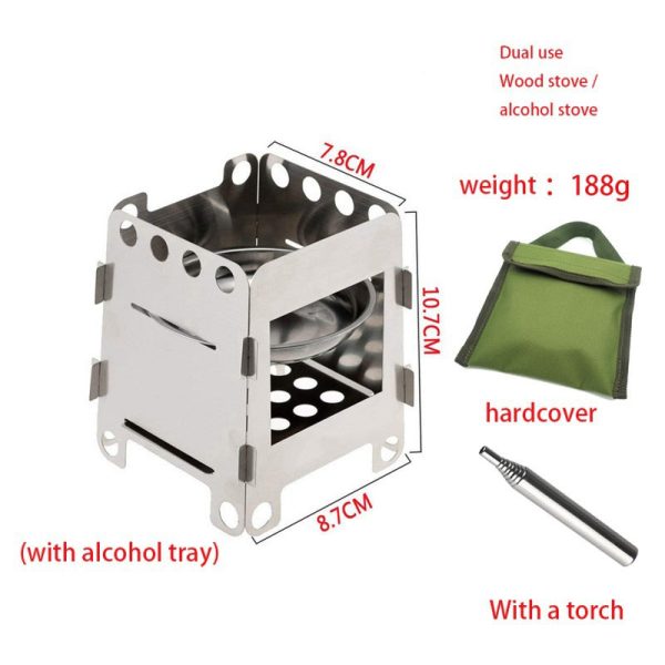 portable wood burning camping stove