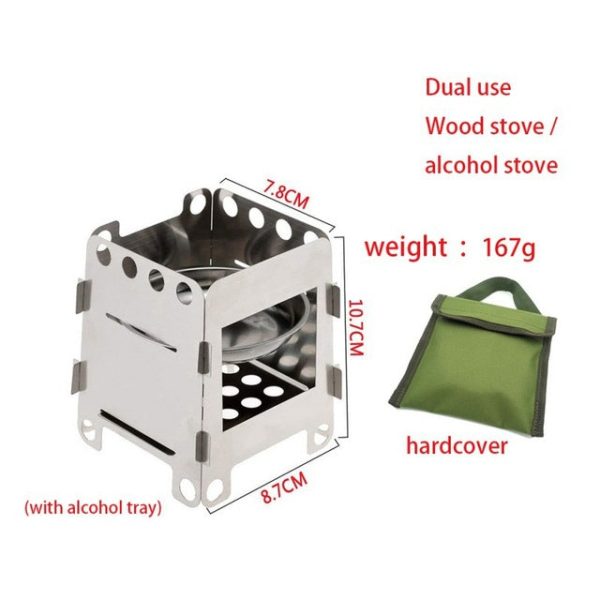 portable wood burning camping stove