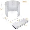 foldable stove windshield
