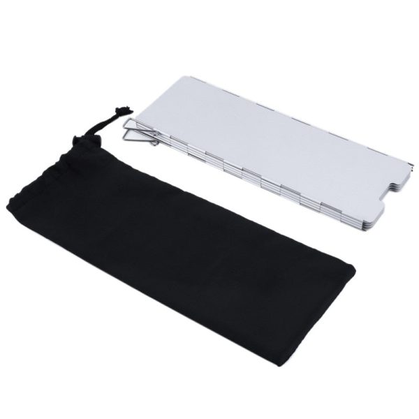 foldable stove windshield