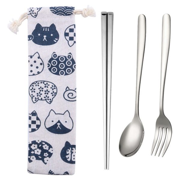 3/8pcs/set stainless steel fork spoon cutlery set