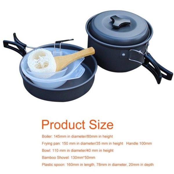 outdoor camping cookware set