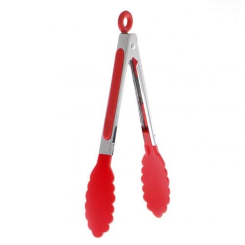 stainless steel silicone food tongs