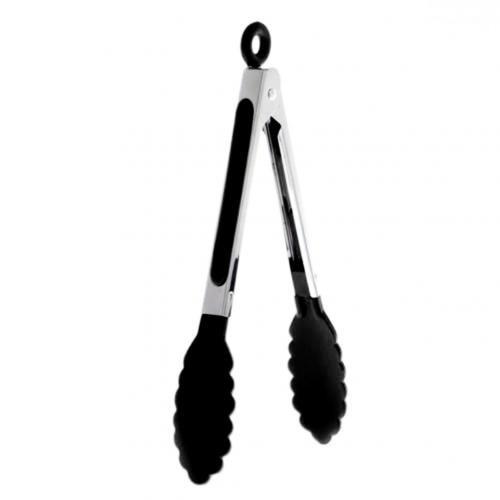 stainless steel silicone food tongs