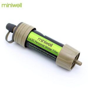 miniwell personal water filter system with 2000 liters filtration capacity