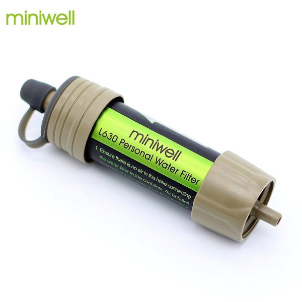 miniwell personal water filter system with 2000 liters filtration capacity