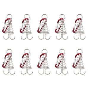 Deck Peg with Carabiner Hooks - Beargoods Deck Peg with Carabiner Hooks Beargoods.co.uk  10.99 Beargoods