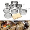 stainless steel backpacking cookware