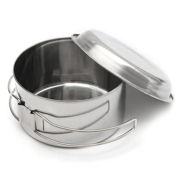 stainless steel backpacking cookware