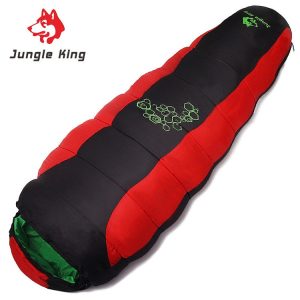jungle king 2017 thickening fill four holes cotton sleeping bags outdoor camping mountaineering special camping bag movement