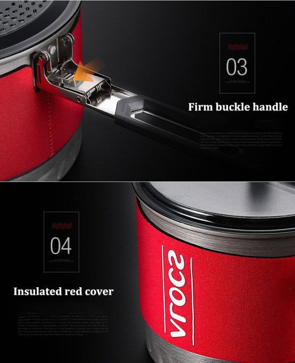 outdoor fast heating camping cookware