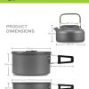 camping backpack outdoor cookware