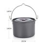 outdoor hanging pot camping cookware
