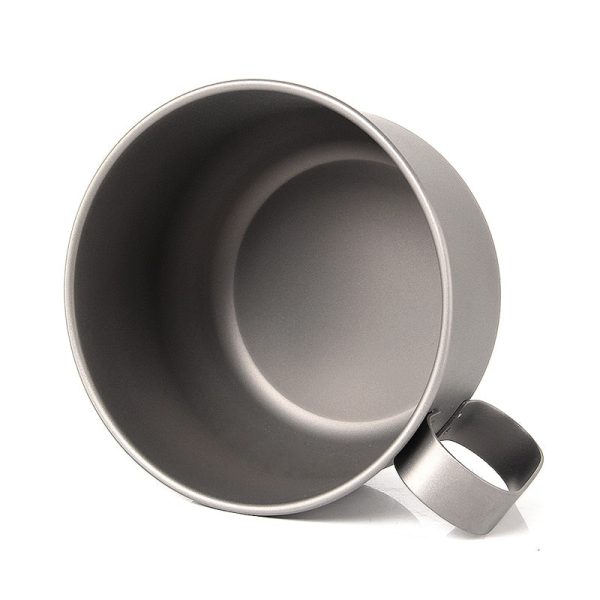 titanium milk cup cookware