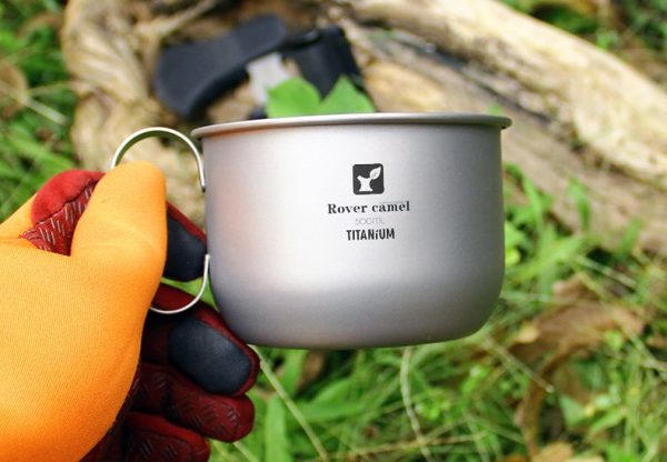 titanium milk cup cookware