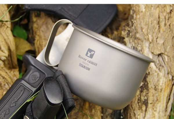 titanium milk cup cookware