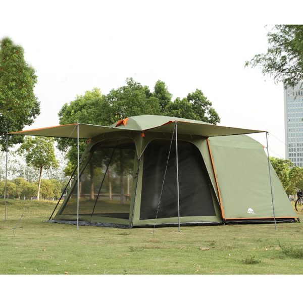 one hall one bedroom 5 8 person use double layer high quality waterproof windproof camping family tent one hall one bedroom 5 8 person use double layer high quality waterproof windproof camping family tent