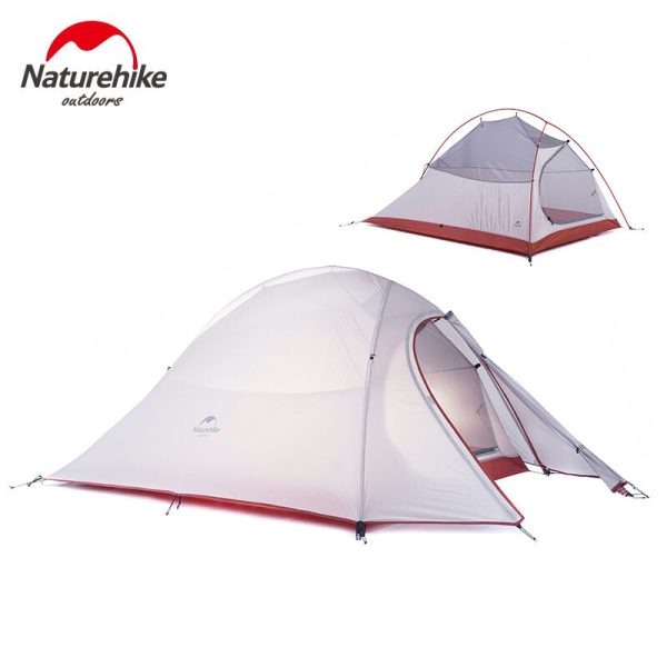 naturehike cloud up series 1 2 3 person camping tent outdoor ultralight camp equipment gear