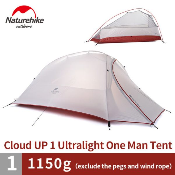 naturehike cloud up series 1 2 3 person camping tent outdoor ultralight camp equipment gear
