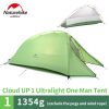 naturehike cloud up series 1 2 3 person camping tent outdoor ultralight camp equipment gear